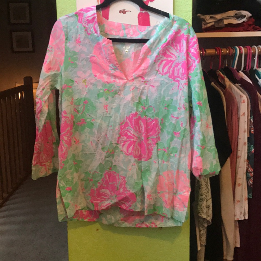 Lilly Pulitzer Floral Top